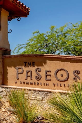 homes for sale at the paseos - summerlin nv